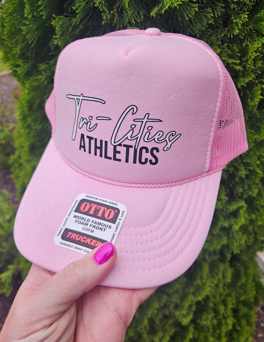 Pink Snapback Trucker Hat