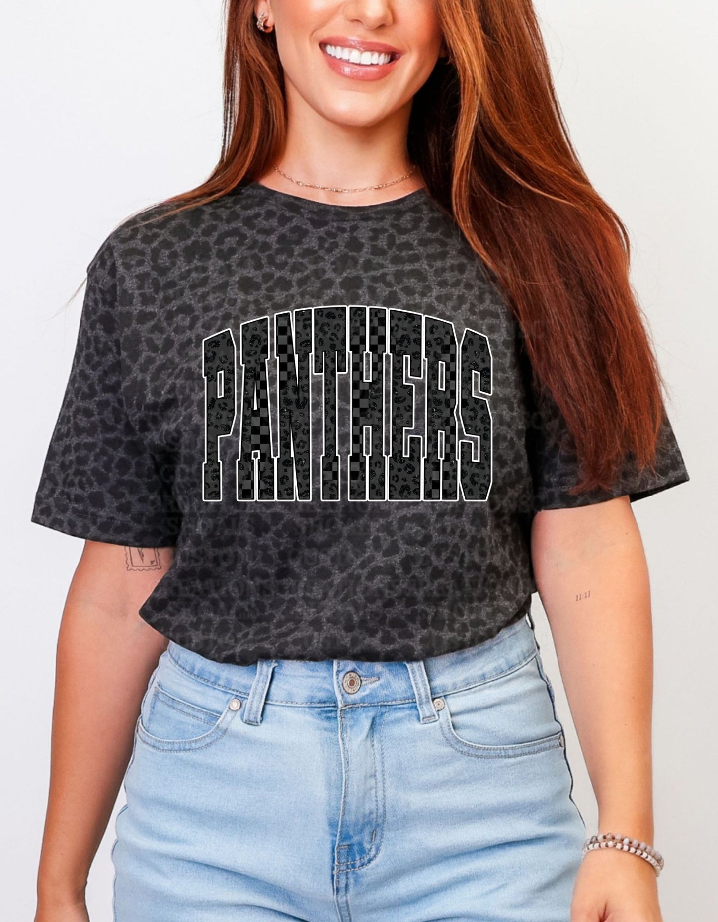Panthers Leopard Tee